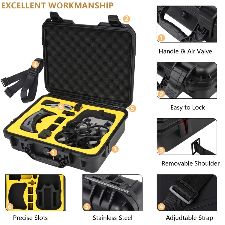Bolsa de Almacenamiento Estuche protector portátil 3929 Negro para DJI Avata — imagen 6