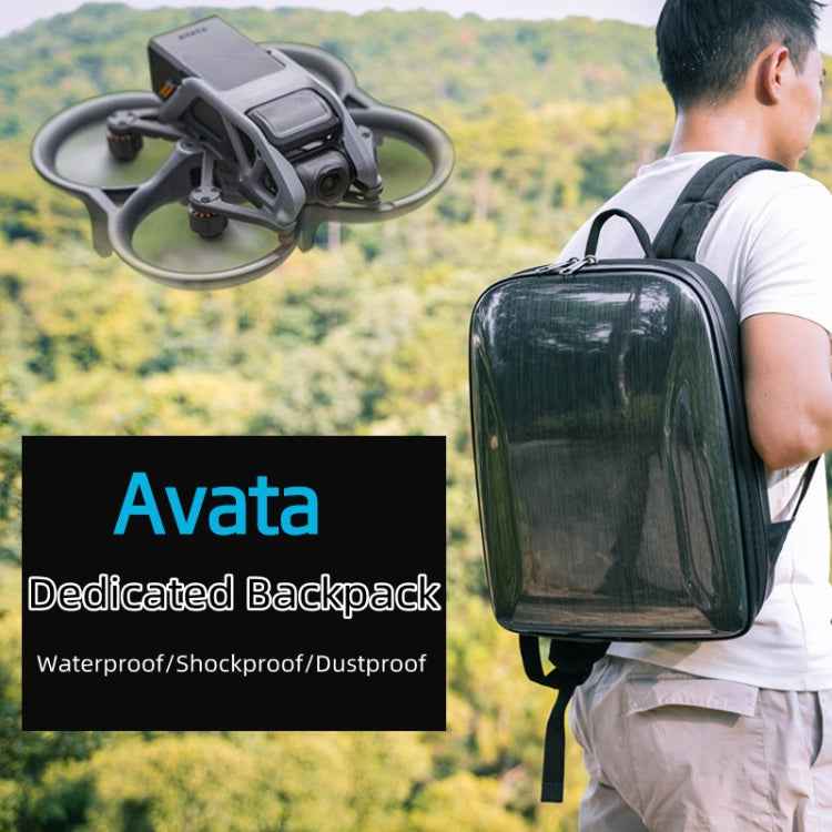 Bolsa de almacenamiento Bolsa de hombro impermeable de carcasa dura Mochila para DJI Avata (forro de EVA negro) — imagen 7