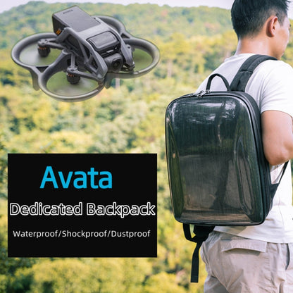 Bolsa de almacenamiento Bolsa de hombro impermeable de carcasa dura Mochila para DJI Avata (forro de EVA amarillo) — imagen 7