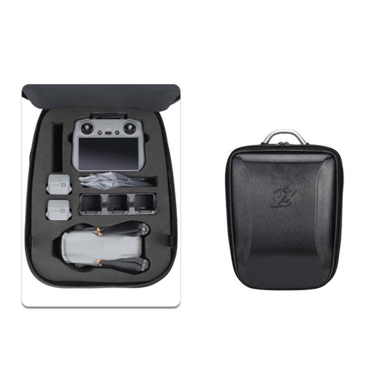 Bolsa de almacenamiento de carcasa dura Mochila protectora portátil para DJI Air 3 (Negro)