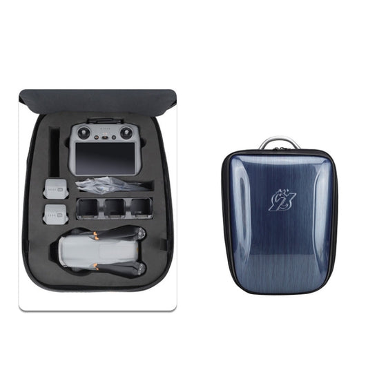 Bolsa de almacenamiento de carcasa dura Mochila protectora portátil para DJI Air 3 (Azul)