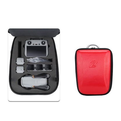 Bolsa de almacenamiento de carcasa dura Mochila protectora portátil para DJI Air 3 (Rojo)