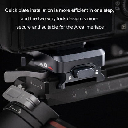Base de cardán de placa Mini/ PGYTECH de liberación rápida para DJI RSC 2 / RS 3 Pro (P-RH-167) para DJI DJI RSC 2, DJI RS 3…