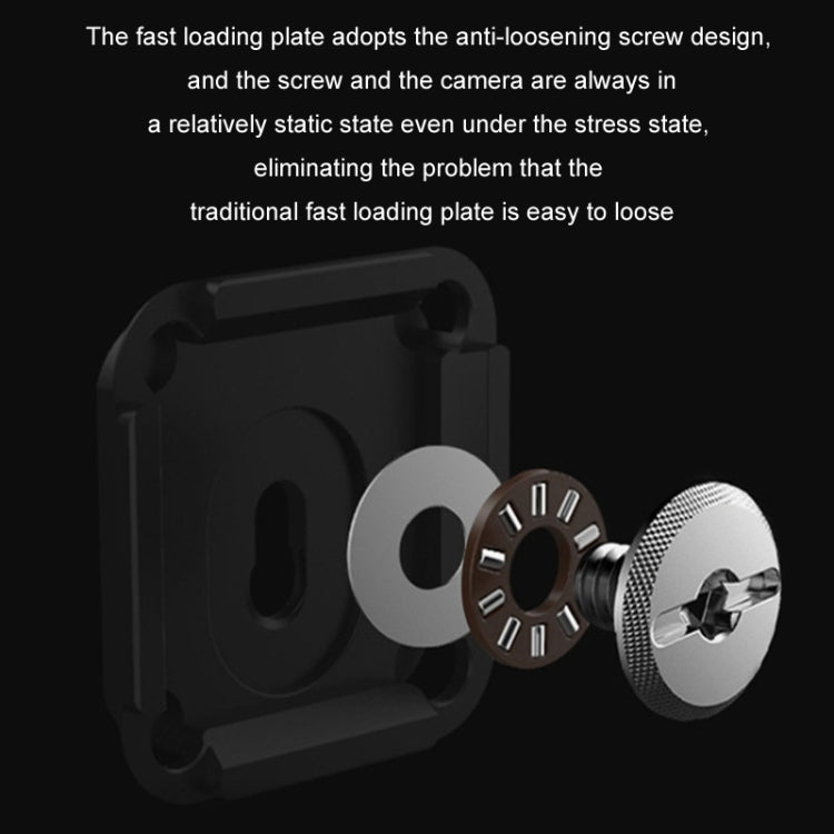 Base de cardán de placa Mini/ PGYTECH de liberación rápida para DJI RSC 2 / RS 3 Pro (P-RH-167) para DJI DJI RSC 2, DJI RS 3…