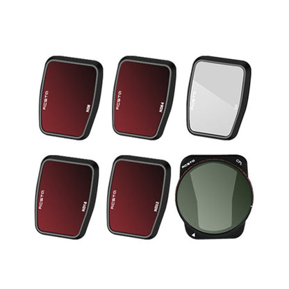 Filtro RCSTQ impermeable de revestimiento multicapa, especificaciones: ND4/8/16/32/64+UV+CPL 6 en 1 para DJI Air 3