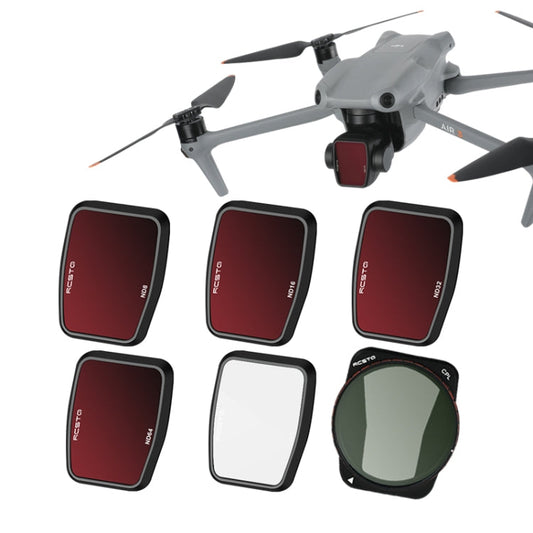 Filtro RCSTQ impermeable de revestimiento multicapa, especificaciones: ND4/8/16/32/64+UV+CPL 6 en 1 para DJI Air 3 — imagen 2