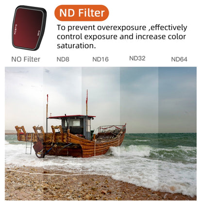 Filtro RCSTQ impermeable de revestimiento multicapa, especificaciones: ND-PL8/16/32/64 4 en 1 para DJI Air 3 — imagen 7