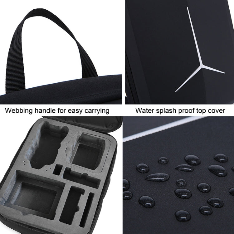 Bolsa de almacenamiento Mochila Compatible con RC-N2 o RC 2 Control remoto para DJI Air 3 (Negro) — imagen 7