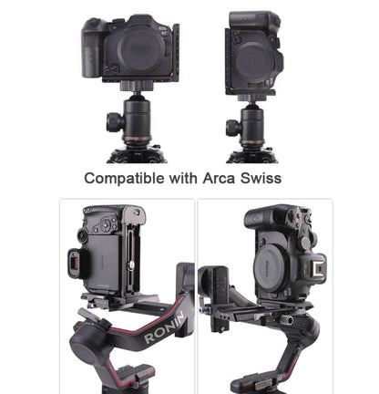 Placa de soporte L de liberación rápida JLWIN para estabilizador de cardán Ronin RS2 para DJI RSC 2 / RS 3 Pro para DJI DJI……