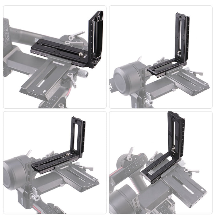 Placa de soporte L de liberación rápida JLWIN para estabilizador de cardán Ronin RS2 para DJI RSC 2 / RS 3 Pro para DJI DJI……