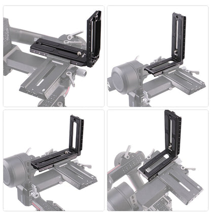 Placa de soporte L de liberación rápida JLWIN para estabilizador de cardán Ronin RS2 para DJI RSC 2 / RS 3 Pro para DJI DJI……