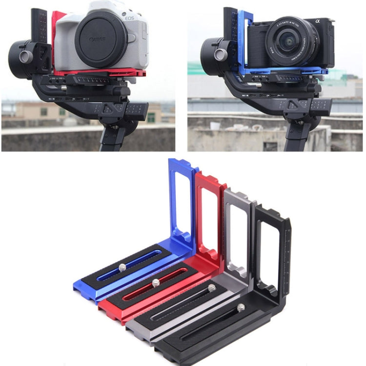 Soporte Universal en forma de L para cámara Placa de liberación rápida para estabilizadores /, especificación: L-440 negro p…