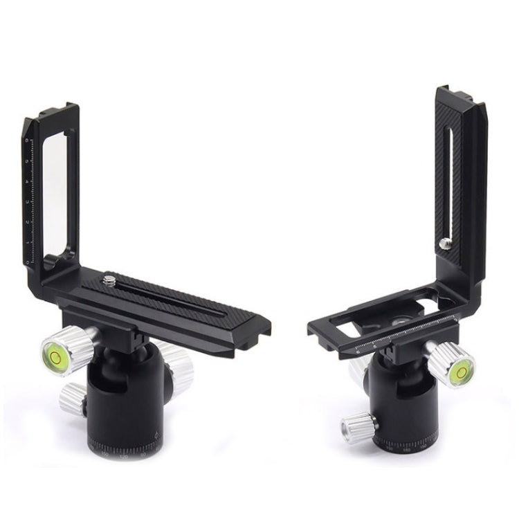 Soporte Universal en forma de L para cámara Placa de liberación rápida para estabilizadores /, especificación: L-450 rojo pa…