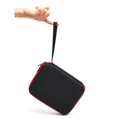 Bolsa de almacenamiento Bolso de bolsillo para cámara para DJI Osmo Pocket 3 (carcasa negra, interior rojo) — imagen 3