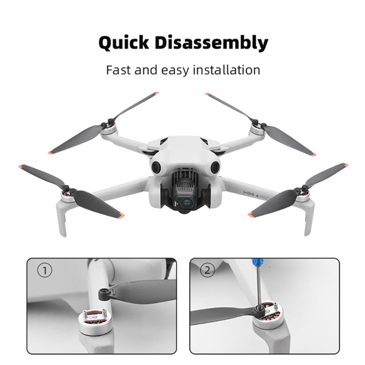 Hélice de Dron 4 pares de palas de 6030F accesorios piezas de repuesto para DJI Mini 4 Pro — imagen 5