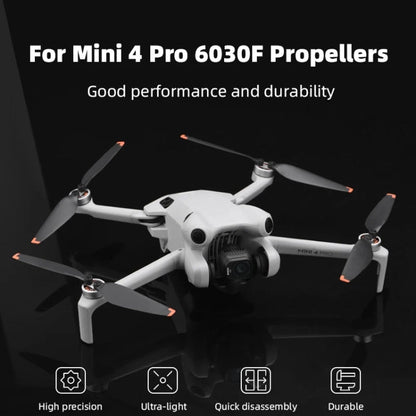 Hélice de Dron 2 pares de palas de 6030F accesorios piezas de repuesto para DJI Mini 4 Pro — imagen 7