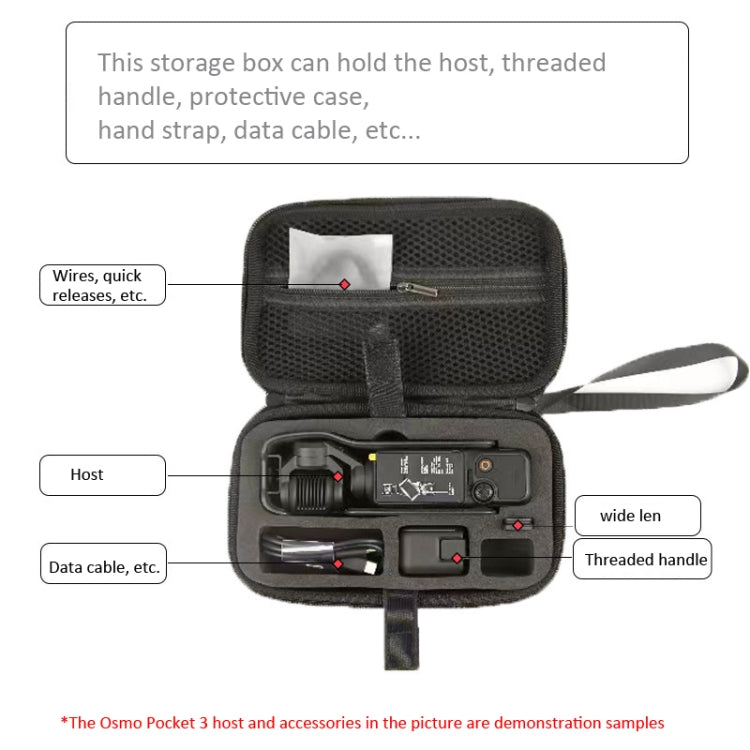 Bolsa de almacenamiento Estuche de transporte de embrague para DJI Osmo Pocket 3 (gris) — imagen 5