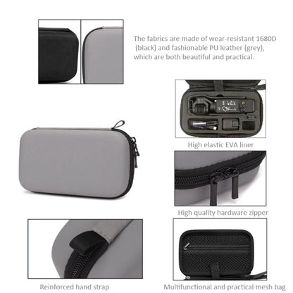 Bolsa de almacenamiento Estuche de transporte de embrague para DJI Osmo Pocket 3 (gris) — imagen 6