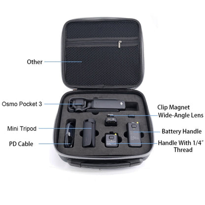 Bolsa de almacenamiento Para cámara de acción todo en uno Embrague de mano para DJI Osmo Pocket 3 (gris) — imagen 5