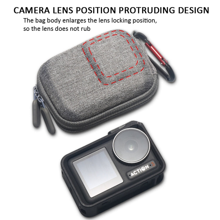 Bolsa de almacenamiento Para Insta360 Ace Pro / Action 4/ Action 3 protectora (negra) — imagen 3
