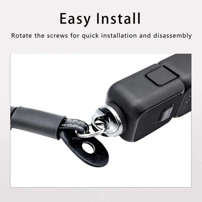 Correa de mano Cámara Gimbal Accesorios estabilizadores de mano Correa de muñeca para DJI Osmo Pocket 3 (marrón) — imagen 6