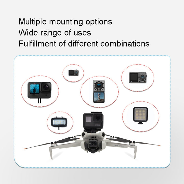Soporte de expansión superior 1/4 tornillos para accesorios de trípode para DJI Mini 4 Pro / Mini 3 Pro para DJI DJI Mini 4……