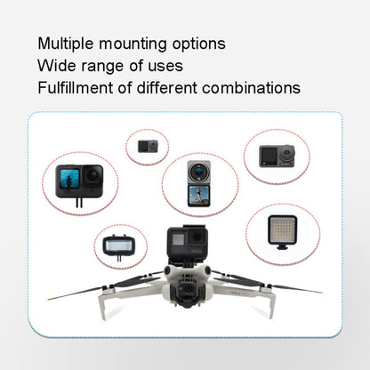 Soporte de expansión superior 1/4 tornillos para accesorios de trípode para DJI Mini 4 Pro / Mini 3 Pro para DJI DJI Mini 4……