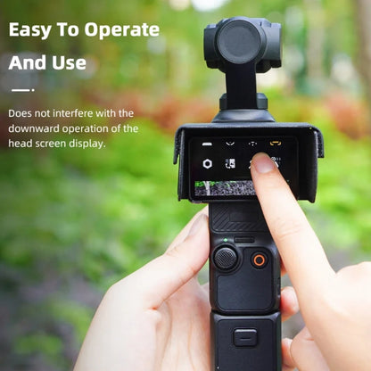 BRDRC Parasol Pantalla de peso ligero para DJI Osmo Pocket 3 (Negro) — imagen 6