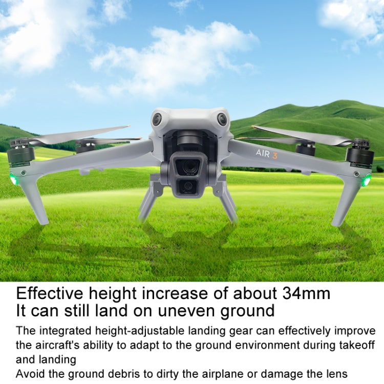Soporte de extensión Tren de aterrizaje elevado Protección del cuerpo plegable a prueba de caídas y choques para DJI Air 3 (…