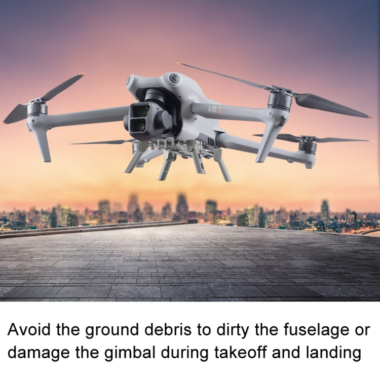 Soporte de extensión Tren de aterrizaje elevado Protección del cuerpo plegable a prueba de caídas y choques para DJI Air 3 (…