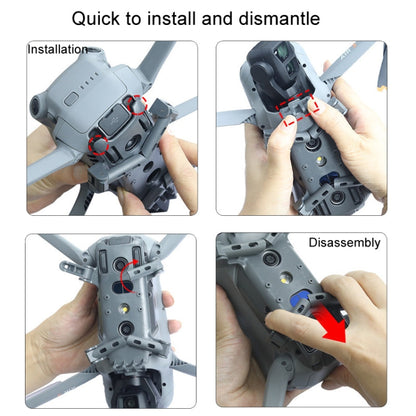 Soporte de extensión Tren de aterrizaje elevado Protección del cuerpo plegable a prueba de caídas y choques para DJI Air 3 (…