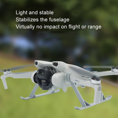 Cubierta 1 par de protectora de hélice de tren de aterrizaje con soporte de aumento de altura para DJI Mini 3 Pro — imagen 2