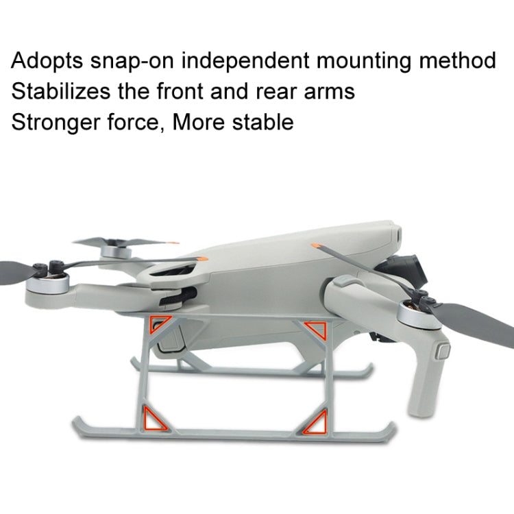 Cubierta 1 par de protectora de hélice de tren de aterrizaje con soporte de aumento de altura para DJI Mini 3 Pro — imagen 6