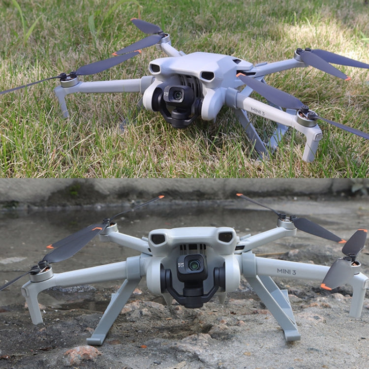 Cubierta 1 par de protectora de hélice de tren de aterrizaje con soporte de aumento de altura para DJI Mini 3 Pro — imagen 8