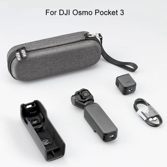 Bolso de cuerpo XFJI Caja de almacenamiento Accesorios de mini impermeables a prueba de caídas para DJI Osmo Pocket 3 (gris……