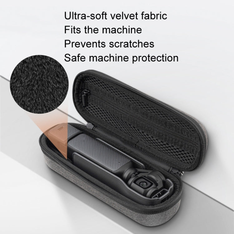 Bolso de cuerpo XFJI Caja de almacenamiento Accesorios de mini impermeables a prueba de caídas para DJI Osmo Pocket 3 (gris……