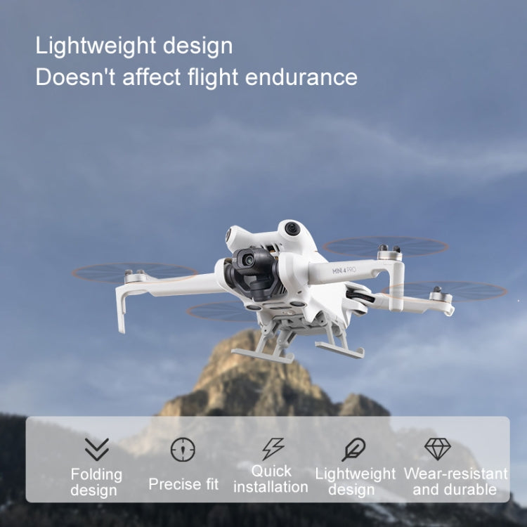 Base de tren de aterrizaje Protector de cardán soporte de refuerzo plegable para DJI Mini 4 Pro — imagen 5
