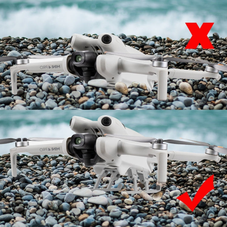 Base de tren de aterrizaje Protector de cardán soporte de refuerzo plegable para DJI Mini 4 Pro — imagen 6