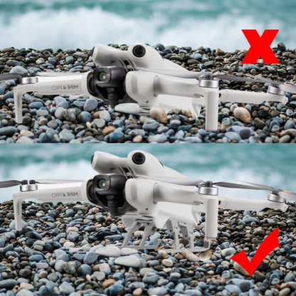 Base de tren de aterrizaje Protector de cardán soporte de refuerzo plegable para DJI Mini 4 Pro — imagen 6