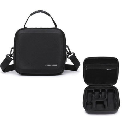 Bolsa de almacenamiento Estuche rígido organizador de mano para hombro Accesorios para DJI Osmo Pocket 3 (Negro)