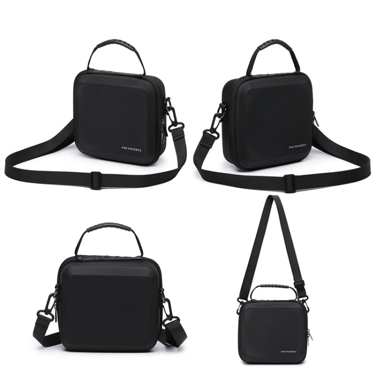 Bolsa de almacenamiento Estuche rígido organizador de mano para hombro Accesorios para DJI Osmo Pocket 3 (Negro) — imagen 3