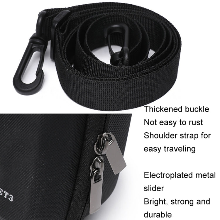 Bolsa de almacenamiento Estuche rígido organizador de mano para hombro Accesorios para DJI Osmo Pocket 3 (Negro) — imagen 5