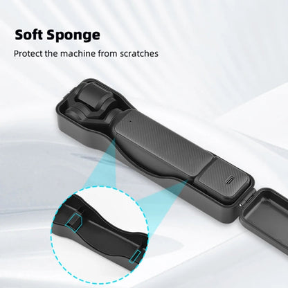 Carcasa BRDRC Caja de almacenamiento impermeable protectora con cordón para DJI Osmo Pocket 3 (negro) — imagen 6