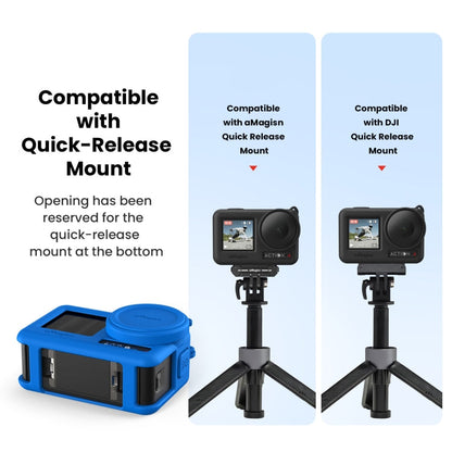 Funda 3 aMagisn protectora de silicona Accesorios de protección de cámara para DJI Osmo Action 4 (negro) — imagen 11