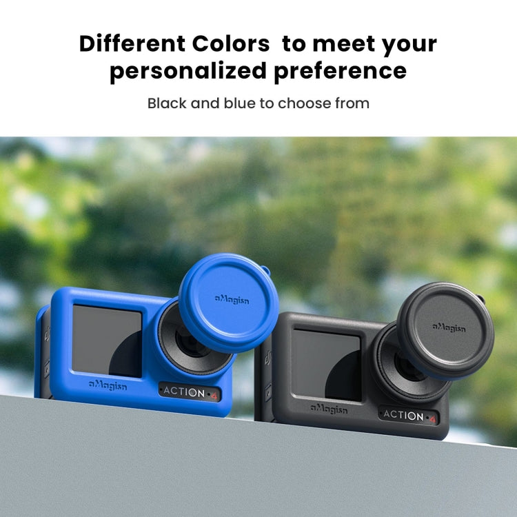 Funda 3 aMagisn protectora de silicona Accesorios de protección de cámara para DJI Osmo Action 4 (negro) — imagen 12