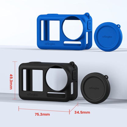 Funda 3 aMagisn protectora de silicona Accesorios de protección de cámara para DJI Osmo Action 4 (azul) — imagen 4