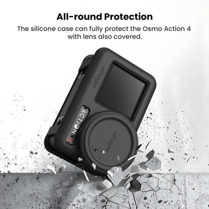 Funda 3 aMagisn protectora de silicona Accesorios de protección de cámara para DJI Osmo Action 4 (azul) — imagen 7