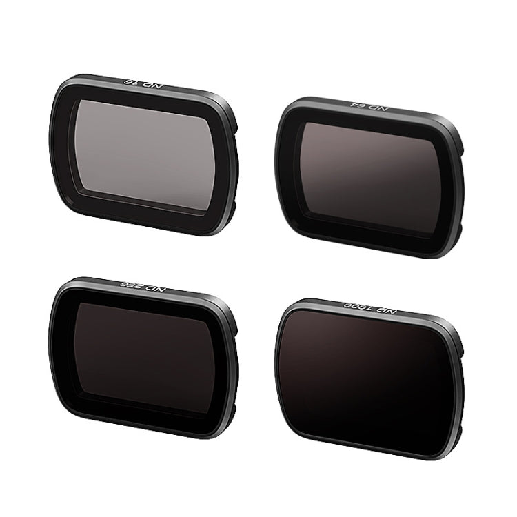 Filtros aMagisn HD recubiertos de doble cara Gafas protectoras para cámaras deportivas, Estilo: ND16 + ND64 + ND256 + ND1000…