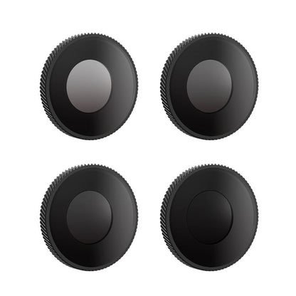 Filtro AMagisn impermeable Accesorios para cámaras deportivas, Estilo: ND8 + ND16 + ND32 + ND64 para DJI Osmo Action 4