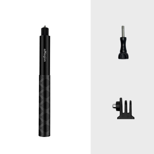 AMagisn Accesorios para cámaras deportivas con palo selfie recto invisible de 120 cm, especificación: varilla + 1/4 de vuelt…